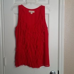 Ruffled short sleeve top